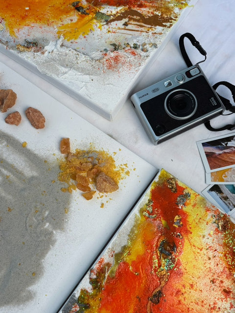Fragments of Fire & Depth - Abyss Pool & Calcite Springs, Yellowstone