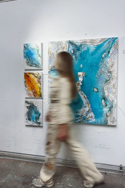 Fragments of Fire & Depth - Abyss Pool & Calcite Springs, Yellowstone