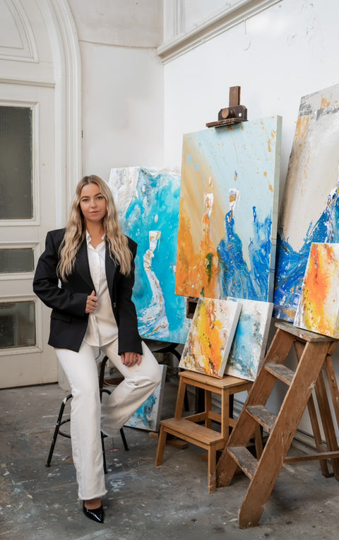 Fragments of Fire & Depth -  Abyss Pool & Calcite Springs, Yellowstone